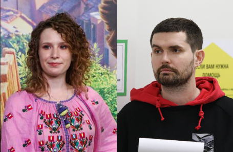 Певица и композитор Лиза Монеточка и музыкант Noize MC (Иван Алексеев). 