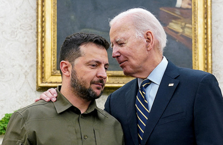 Владимир Зеленский и Джо Байден.