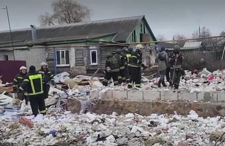 Последствия обстрела города Льгова.