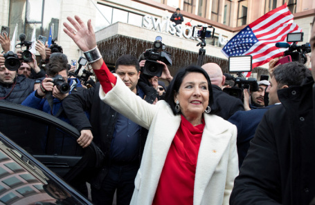 Саломе Зурабишвили. Грузия Тбилиси.