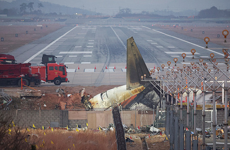 Потерпевший крушение Boeing 737-800 авиакомпании Jeju Air.