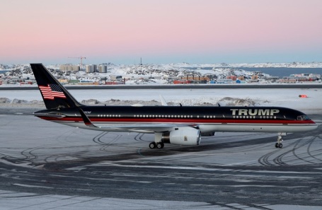 Дональд Трамп — младший посещает Нуук в Гренландии 7 января 2025 года.