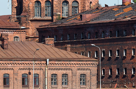 Бывший следственный изолятор «Кресты» в Санкт-Петербурге.