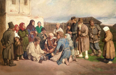 Картина Виктора Васнецова «Богомольцы».