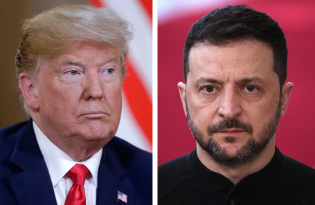Дональд Трамп. Владимир Зеленский.