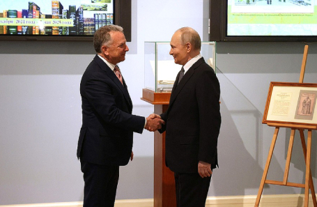 Встреча Владимира Путина со Стивеном Уиткоффом.