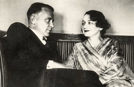 Михаил Булгаков и Елена Шиловская, апрель 1935 год.