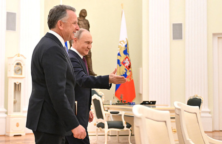 Стивен Уиткофф и Владимир Путин.