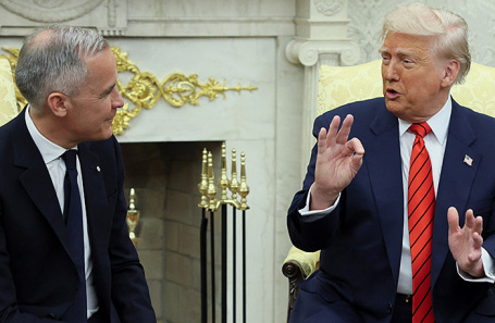 Марк Карни и Дональд Трамп.