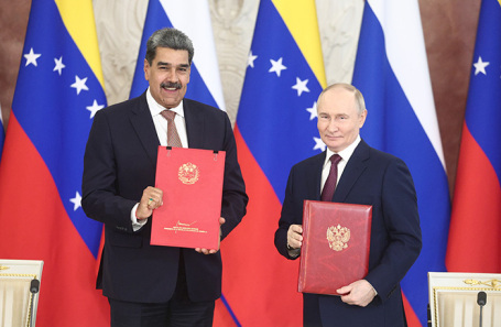 Николас Мадуро и Владимир Путин.