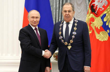 Владимир Путин и Сергей Лавров.