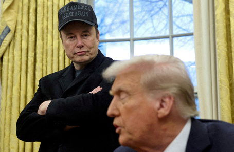 Илон Маск и Дональд Трамп. Архив.