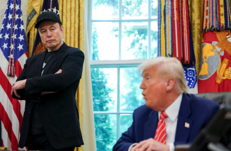 Илон Маск и Дональд Трамп.