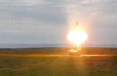 Боевая работа ракетного комплекса в зоне СВО.