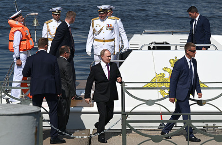  Рабочая поездка Владимира Путина в Санкт-Петербург.