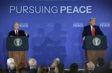 Владимир Путин и Дональд Трамп.