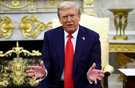 Donald Trump in a formal setting