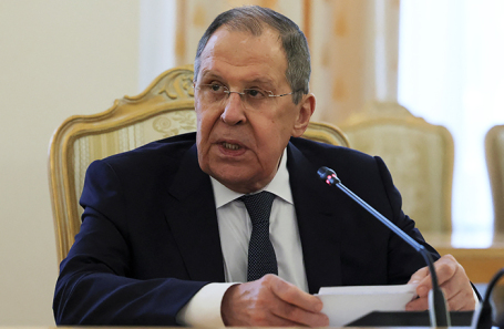 Министр иностранных дел России Сергей Лавров.