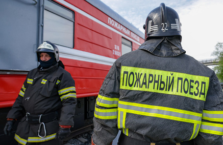 Для ликвидации пожара был направлен пожарный поезд.