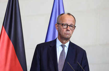 Friedrich Merz, leader of the CDU, speaking about economic policy in Germany.