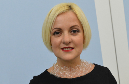 Телеведущая Анна Монгайт.