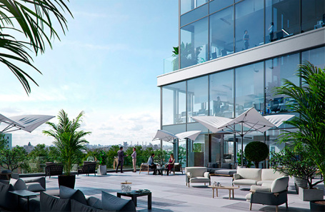 Бизнес-центр класса Prime Dubinin'Sky.