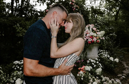 Тревис Келси и Тейлор Свифт.