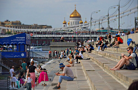 Солнечная погода в Москве