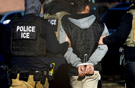 Рейд иммиграционной службы США.