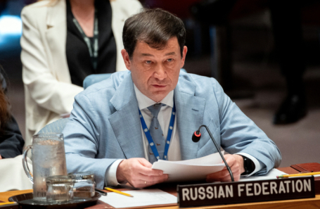 Заместитель постпреда России при ООН Дмитрий Полянский.