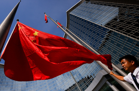 A depiction of internet censorship or monitoring in China