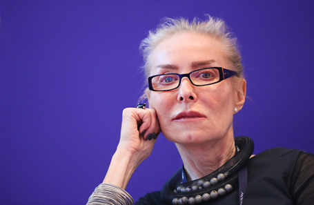 Olga Sviblova, Director of the Multimedia Art Museum, speaking