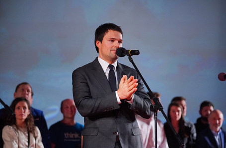 Данила Козловский на премьере своего фильма «Чернобыль».