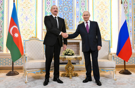 Ильхам Алиев и Владимир Путин.