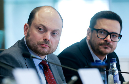 Владимир Кара-Мурза и Илья Яшин (слева направо). Признаны иноагентами в РФ.