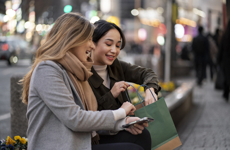 People shopping in China
