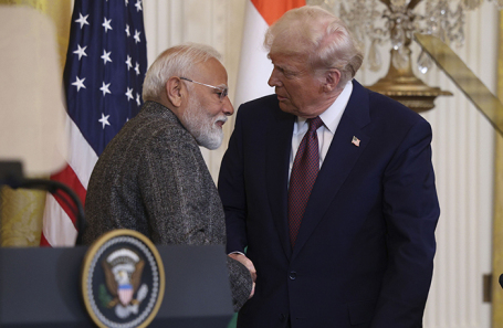Нарендра Моди и Дональд Трамп.