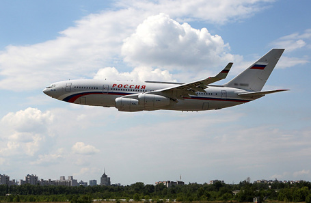 Борт Ил-96 Специального летного отряда «Россия».