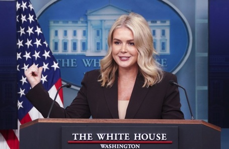 Пресс-секретарь Белого дома Кэролайн Ливитт.