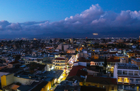 Вид на Кипр.