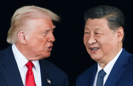 Дональд Трамп и Си Цзиньпин.