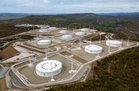 Нефтехранилище Каспийского трубопроводного консорциума.