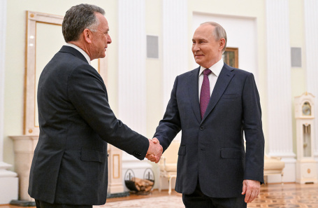 Стивен Уиткофф и Владимир Путин. Архивное фото.