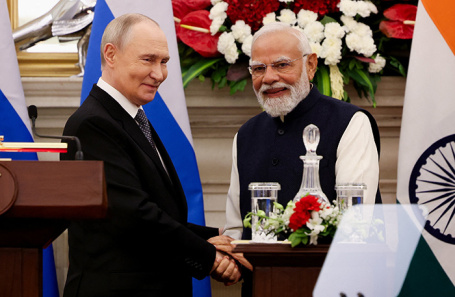 Владимир Путин и Нарендра Моди.
