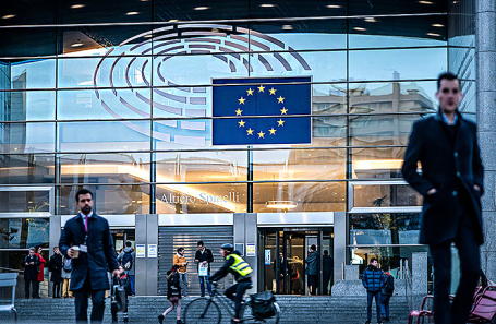 Европейский парламент в Брюсселе.