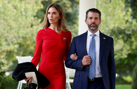 Беттина Андерсон и Дональд Трамп младший.