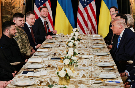 Встреча команды Дональда Трампа и украинской делегации в Мар-а-Лаго, Палм-Бич, Флорида, США.