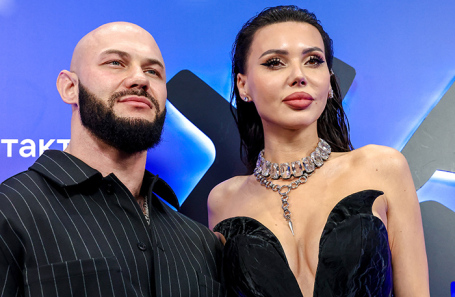 Рэпер Джиган (Денис Устименко-Вейнштеин) и Оксана Самойлова.