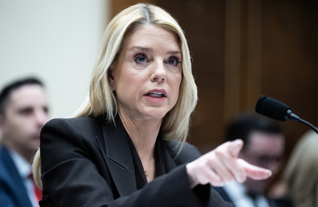 Генпрокурор США Пэм Бонди дала показания на слушаниях в Палате представителей Конгресса США.