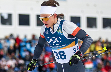 Савелий Коростелев во время соревнований.